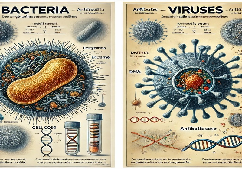 Virus vs Bacteria